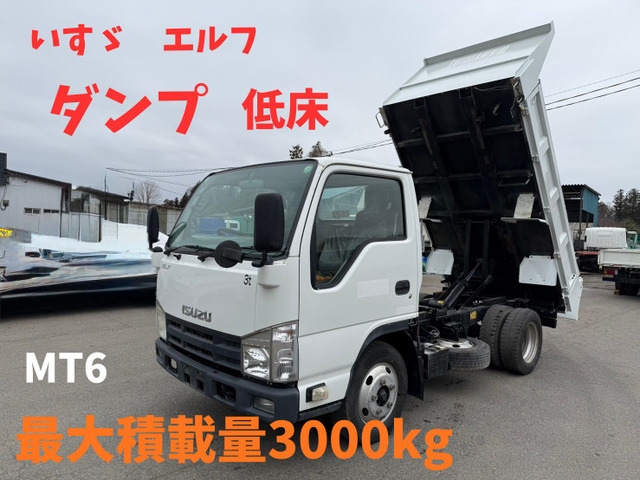 エルフ 3.0 強化ダンプ フルフラットロー ディーゼル 