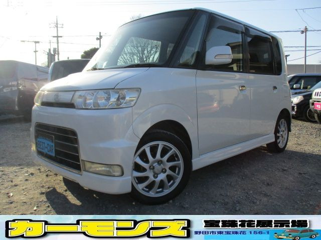 タントカスタムVSタイベル交換済み HID 純正15AW