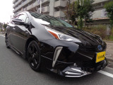 【中古車情報】トヨタ プリウス 1.8 S ツーリングセレクション モデリスタエアロ 9インチナビ の中古車詳細（走行距離：8.9万km、カラー：ブラック、販売地域：大阪府東大阪市島之内）