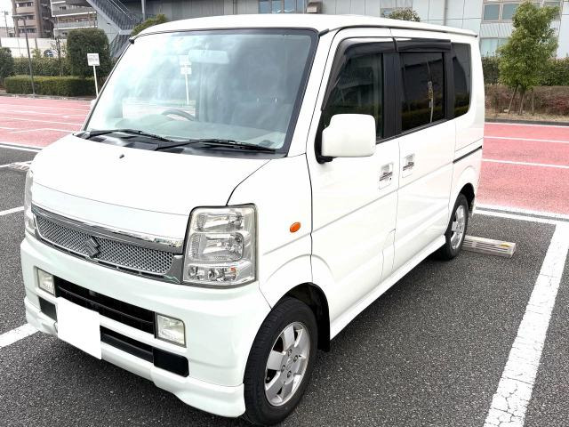 エブリイワゴンPZターボ ディスチャージヘッドランプHDDナビ地デジ ETC