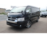 【中古車情報】トヨタ ハイエースバン 2.8 スーパーGL ワイド ロング ミドルルーフ  ディーゼル 純ナビ・TV Bカメラ 保証24ヵ月 の中古車詳細（走行距離：7.5万km、カラー：ブラック、販売地域：宮崎県宮崎市小松）