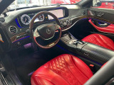 Sクラス S600 ロング V12 ダイヤモンドステッチレッドレザー