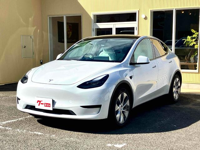 モデルYバックカメラ サイドカメラ パワーシート パノラマガラスルーフ 白革シート