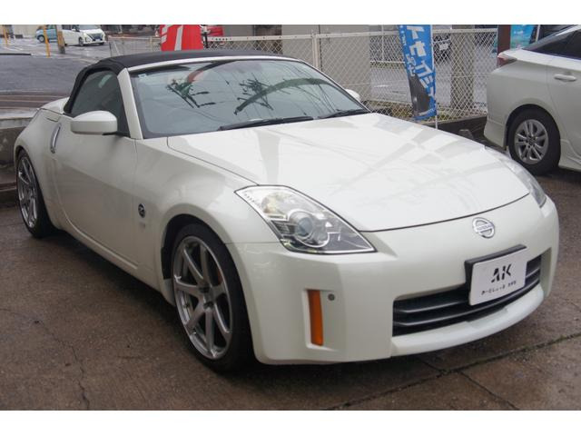 フェアレディZロードスター3.5 バージョン ST6MT SACLAMマフラー 黒革シート