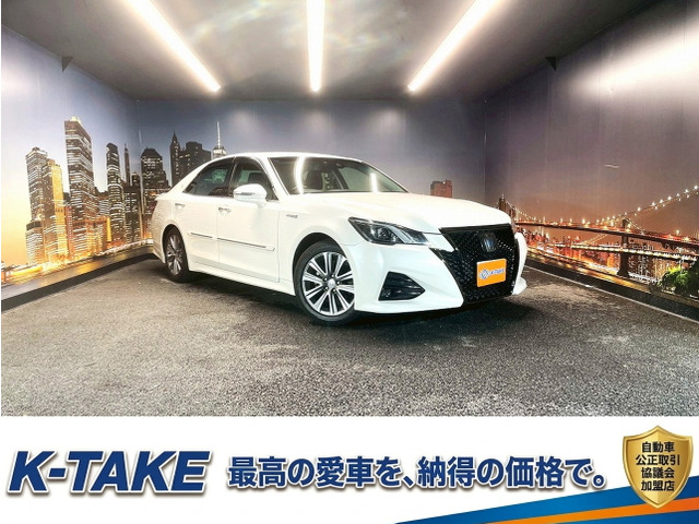 クラウンアスリート ハイブリッド 2.5 S Jフロンティア リミテッド 後期型 黒ハーフ...