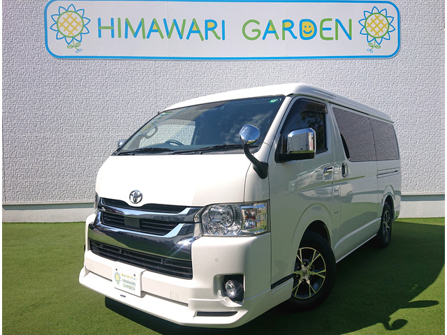 ハイエース2.7 GL ロング ファインテックツアラートヨタセーフティーセンス 両側Pスライド