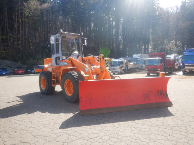 日立 ホイールローダー スノウプラウ 排土板 バケット付