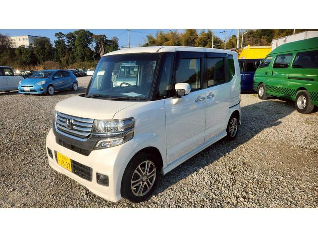 N-BOXカスタム G Aパッケージ 総額30万HID左電PスラフルセグTV