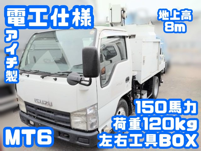 エルフ 高所作業車 No.393 電工仕様 アイチ製