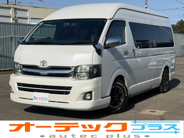 ハイエース2.7 グランドキャビン 4WD電動スライドドア 社外ナビ 後席モニター