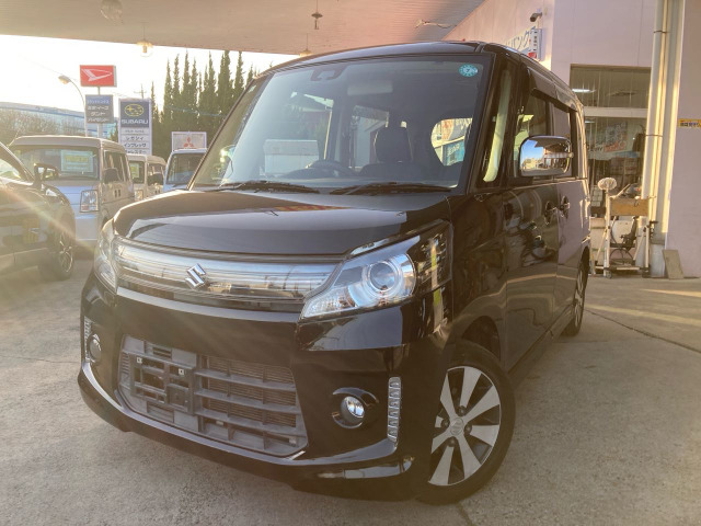 スペーシアカスタムXS リミテッド 4WDナビ バックカメラ 両側パワスラ