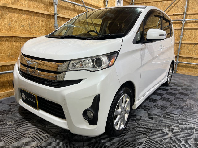 eKカスタムG 4WDBT対応ナビTV後カメラETCHIDヘッ