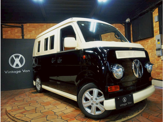 エブリイワゴンPZターボスペシャル ハイルーフレイトバス仕様 キャルルック レトロ