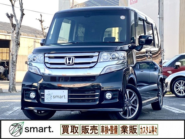 N-BOXカスタム G Lパッケージ 衝突軽減/両電スラ/ナビTV/Bカメラ