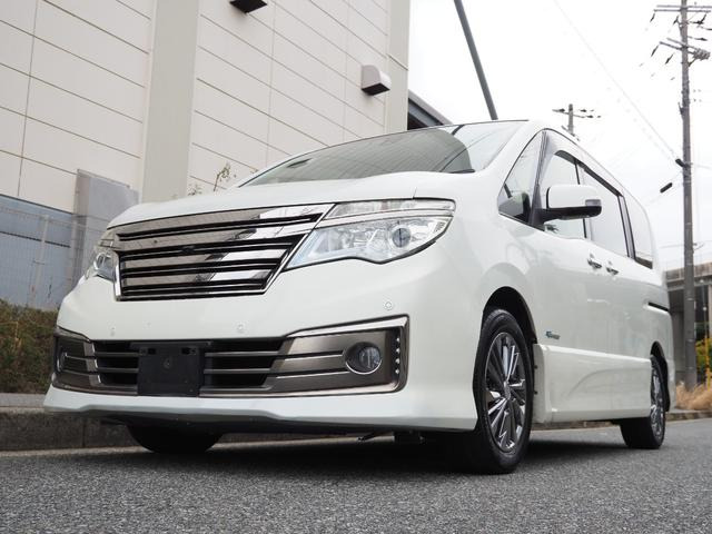 シンデレラ　 セレナライダー　Sハイブリッド　車検8年9月 日産 セレナ ライダー S-ハイブリッド 車検2年付き ナビ 全方位カメラ