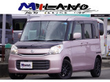 【中古車情報】スズキ スペーシア X リア左パワースライドドア・ナビ・TV の中古車詳細（走行距離：1.4万km、カラー：ピンク、販売地域：愛媛県西条市小松町新屋敷甲）