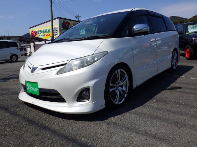 エスティマ2.4 アエラス純正HDDナビ 地デジフルセグTV