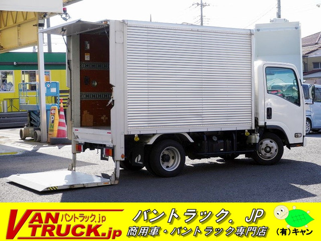 エルフ アルミバン 10尺 サイドドア 2t 跳上垂直リフト