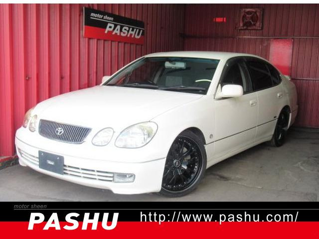 アリスト3.0 V300 ベルテックスエディションHDDナビ地デジTVローダウンMブラック