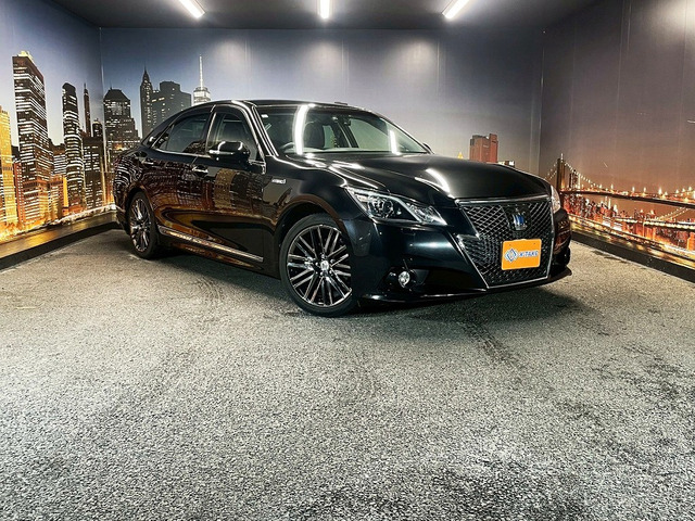 クラウンアスリート ハイブリッド 2.5 G アドバンスドPKG 黒本革