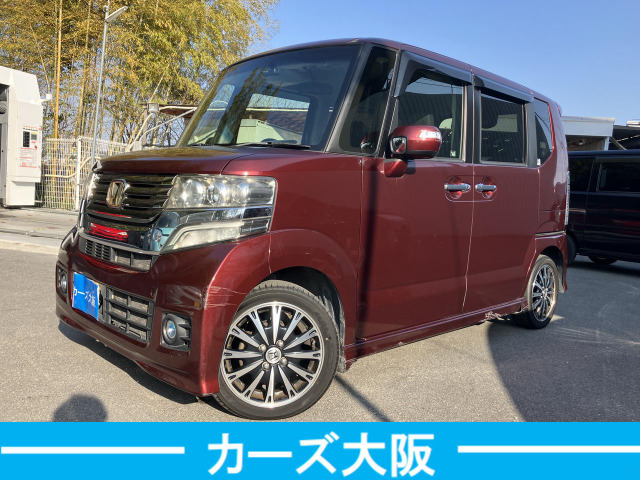 N-BOXカスタム G ターボ パッケージ C プッシュスタート パワスラ ナビ