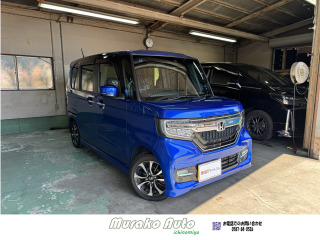 N-BOXカスタム G L ホンダセンシング 禁煙・純正8インチナビ・コーナーセンサー