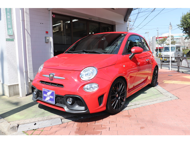 アバルト595 1.4 左ハンドルBLITZ車高調17incAW