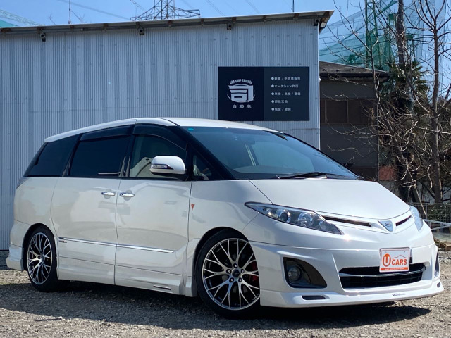 エスティマ 2.4 アエラス Gエディション ワンオーナー 19インチ ローダウン