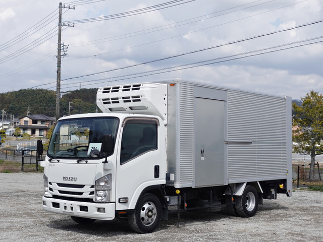 いすゞ エルフ 冷蔵冷凍車 ワイドロング低温冷蔵冷凍パワーゲート の