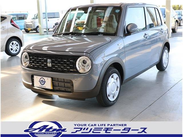 アルトラパンハイブリッド L届出済未使用車・LED・オートAC