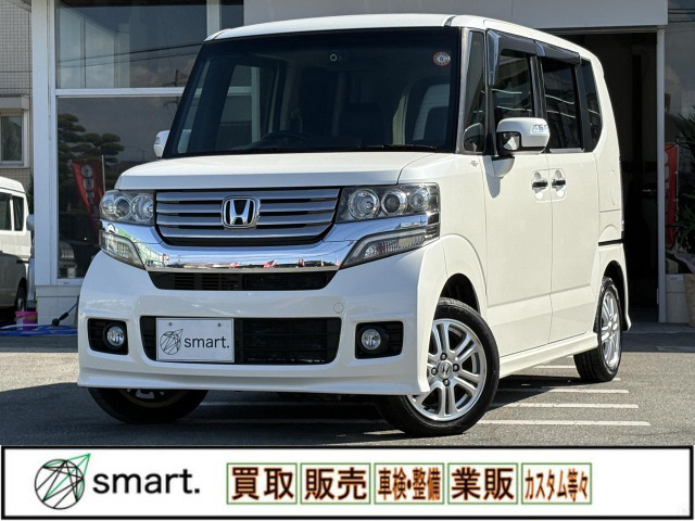 N-BOXカスタム G Lパッケージ 電スラ/ETC/前後ドラレコ/USB接続