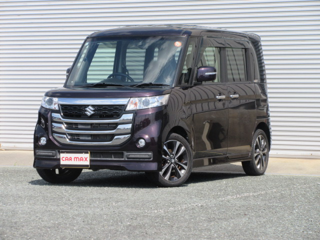 スペーシアカスタム Zターボ 2年保証 メモリーナビ フルセグTV