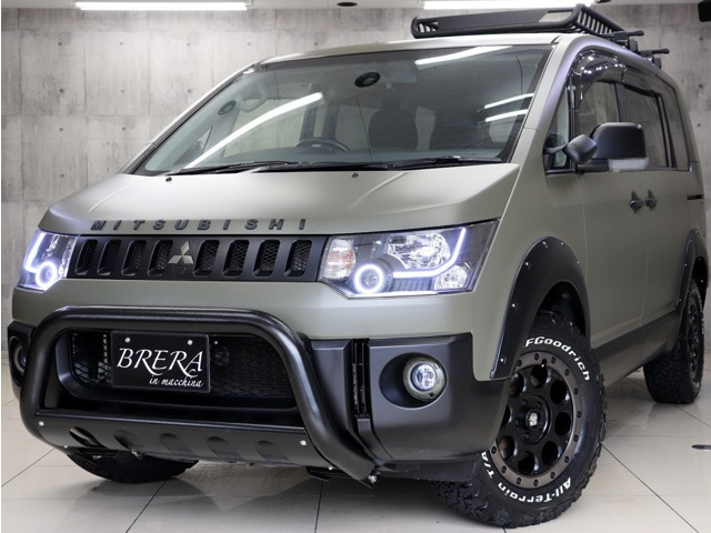 デリカD:5 2.4 ローデスト G ナビパッケージ 4WD ブレラOGカスタム 新品社外AW