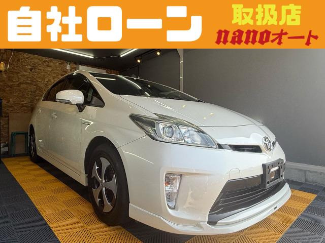 プリウス 1.8 S 自社ローン可!業者にてヘッドライト磨済