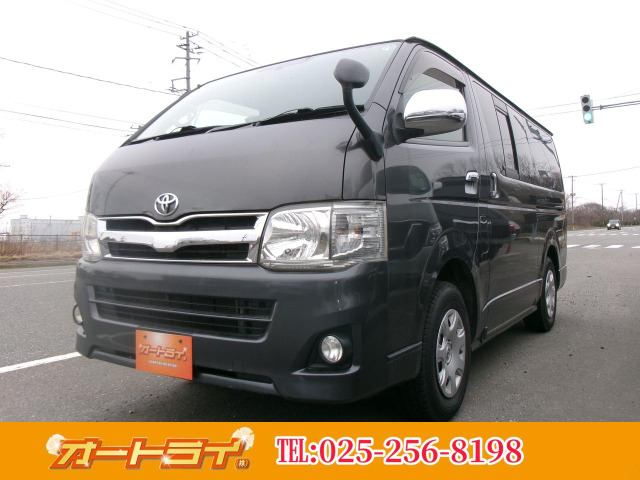 ハイエースバン 3.0 スーパーGL ロング ディーゼル 4WD 5ドアナビTVETCRクーラーヒー...