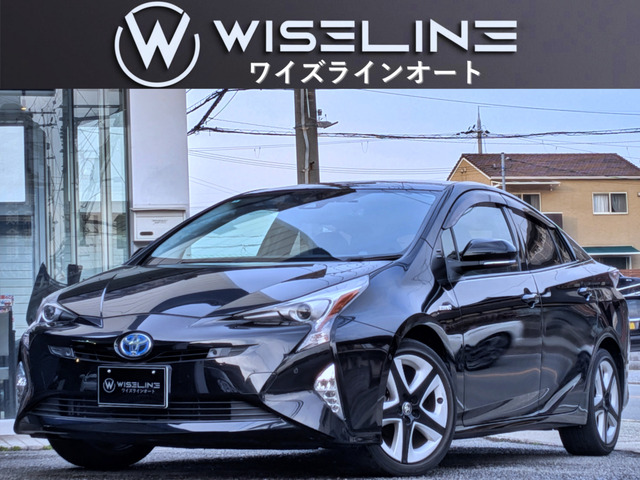 プリウス 1.8 A ツーリングセレクション 衝突軽減/黒合革/純9型ナビ/BSM