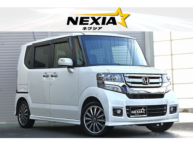 N-BOXカスタム G ターボ Lパッケージ 車検整備付 ナビTV ETC Bカメラ