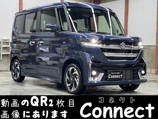 スペーシアカスタム ハイブリッド(HYBRID)  XS 4WD 純正8型ナビ Bカメ 両側Pスライド