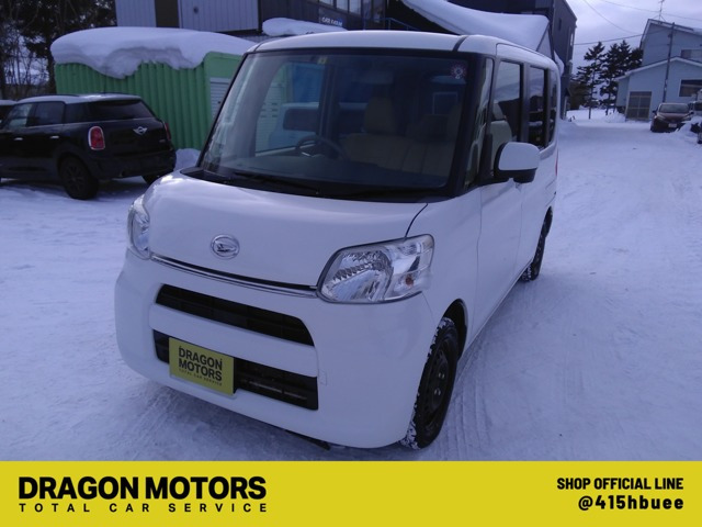 タント X 4WD 片側パワースライド ナビ 車検2年