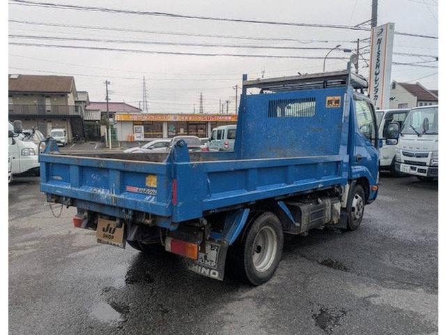 日野 デュトロ ダンプ 2tダンプAT・ルーフキャリ・社外ナビ付 の中古車