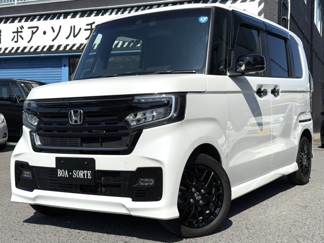 N-BOXカスタム L ターボ スタイルプラス ブラック 純正ナビ バックカメラ フルセグTV