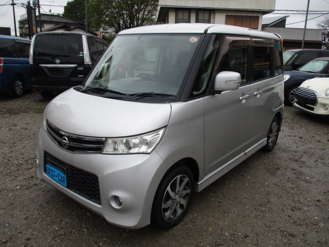 日産 ルークス ハイウェイスター 左自動ドア 純正14AW スマートキー の