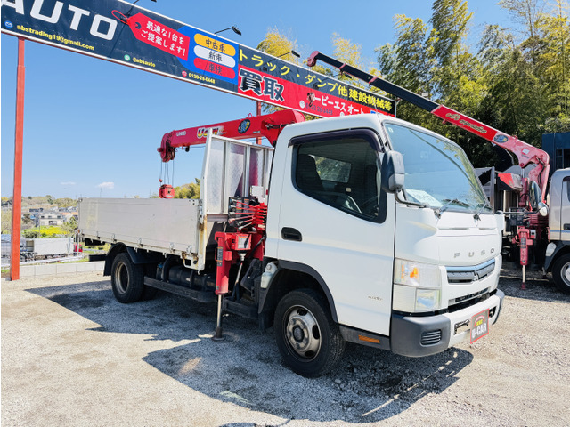 キャンター  3t 4段クレーン ラジコン付 5速MT