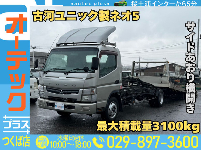 キャンター 車載車 古河ユニック製セーフティーローダー