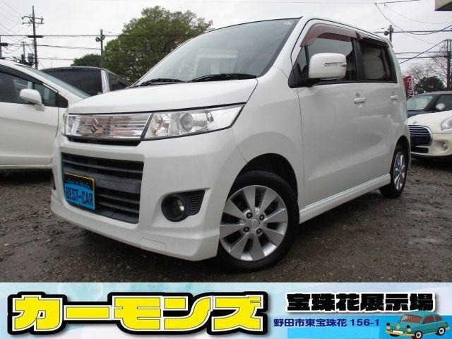 ワゴンRスティングレー T ターボ車 ナビTV スマキー 14AW