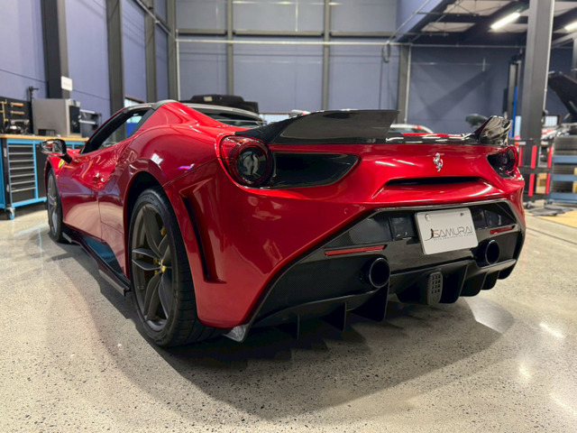 フェラーリ 488スパイダー F1 DCT フルラッピング/パワークラフト の