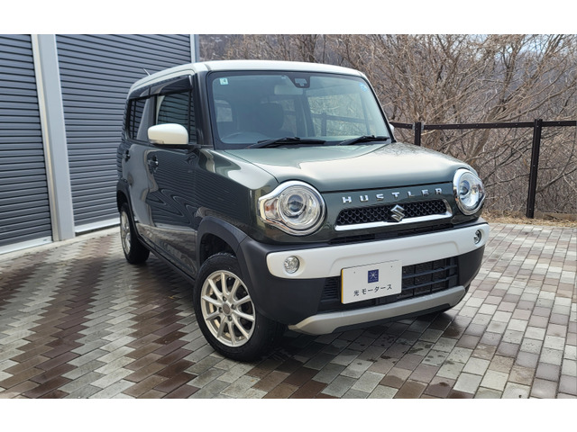 ハスラー J スタイル 4WD レ-ダ-ブレーキ・法定整備済み