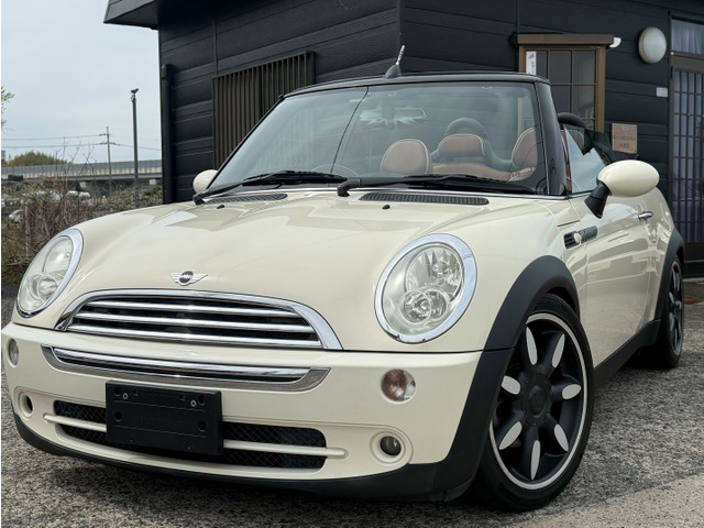 ミニコンバーチブル クーパー サイドウォーク レザーシート 車検整備付 修復歴無