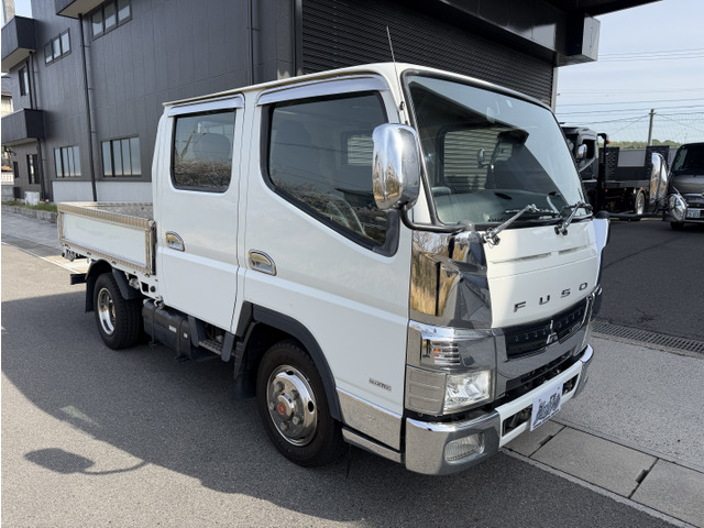 キャンター3.0 ダブルキャブ ロング 全低床 Ad BlueWキャブ 全低床 リアクーラー エアホー