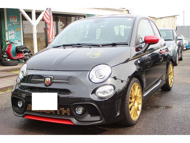 アバルト595スコルピオーネオーロ限定車輛 純正ディスプレイオーディオ